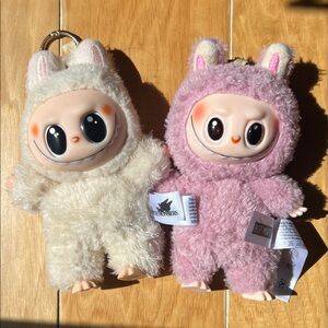 Adorable LaBuBu Pair - Cream and Pink